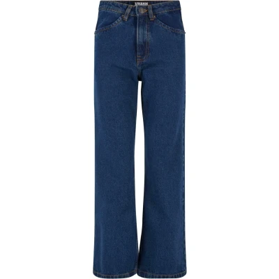 Abbildung von Urban Classics Jeans Straight Leg, Damen, Größe: 26, Mid indigo washed
