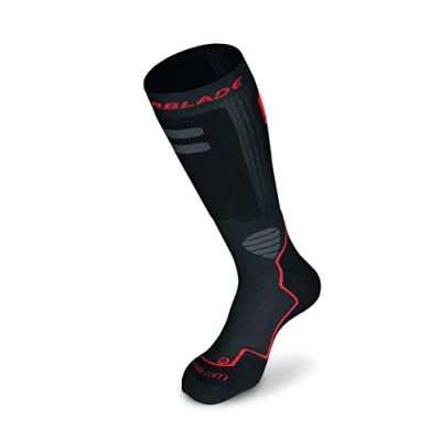 Abbildung von Rollerblade Herren High Performance Socken, Schwarz/Rot, Größe L