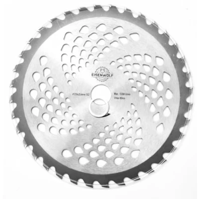 Abbildung von 230x25,4 mm Schneideblatt für Kreissägen, Motorsensen oder Freischneider mit 36 scharfkantigen TCT Zähnen