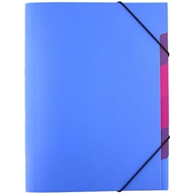 Abbildung von Pagna 41803 13 Ordnungsmappe, Funky School Trend PP, 5 teilig, blau