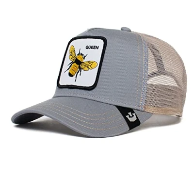 Abbildung von Goorin Bros. Unisex Verstellbare Trucker Hüte aus Netzstoff für den Bauernhof Baseballkappe, Schiefer (Bienenkönigin), One Size
