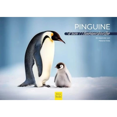 Abbildung von Edition Seidel Premium Kalender Pinguine 2025 Format DIN A3 Wandkalender Tierkalender Südpol Antarktis Pinguin Kücken Vogel Vögel Seevögel Melanie Viola
