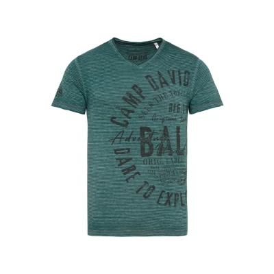 Abbildung von CAMP David Ausbrenner Tshirt print, Herren, Größe: Large, Evergreen