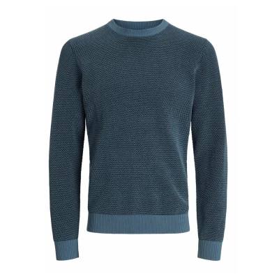 Abbildung von Jack &amp; Jones Eglobe CREW NECK Strickpullover, Herren, Größe: Small, Oceanview