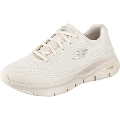 Abbildung von Skechers Damen Arch Fit Big Appeal Sneaker, Off White Mesh Trim, 42 EU