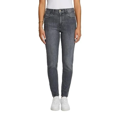 Abbildung von Esprit Jeans Tapered Fit, Damen, Größe: 28x28, Grey medium wash