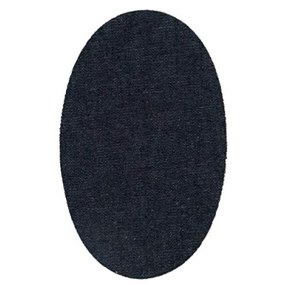 Abbildung von 6 Denim Flicken, Klebefläche. Flicken schützen Ihre Kleidung und Hose, Jacken, Pullover Hemden. 16 x 10 cm. Ref. 22. Dunkel texanisch