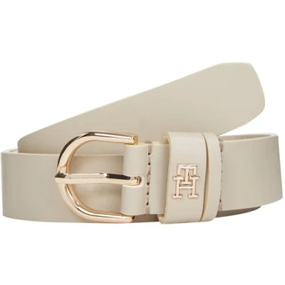 Abbildung von Tommy Hilfiger Essential Effortless Gürtel, Damen, Größe: 70, Beige