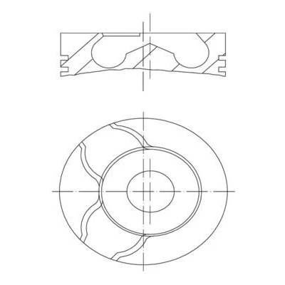 Abbildung von Kolben MAHLE 021 PI 00122 000
