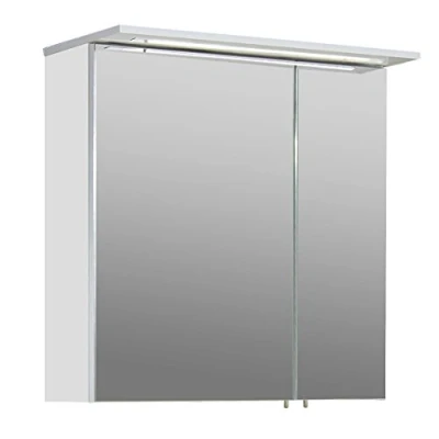 Abbildung von Schildmeyer Spiegelschrank, Melaminharzbeschichtete Spanplatte, weiß, 60 x 15.8 72.3 cm