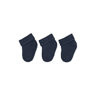 Abbildung von Sterntaler Baby Jungen Erstlingssöckchen 3er pack Socken, Marine, 0 Monate EU