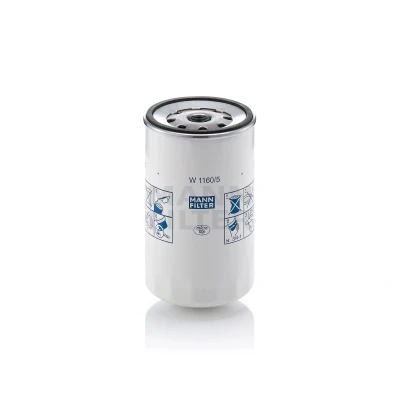 Abbildung von MANN FILTER W 1160/5 Ölfilter M 24 X 1.5 mit einem Rücklaufsperrventil Anschraubfilter