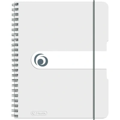 Abbildung von Herlitz 11293792 Spiralblock A5 to go, 2 er Packung, Holzfreies Papier, 80 Blatt, transparent