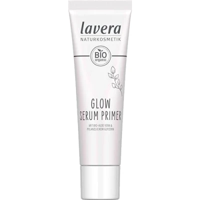 Abbildung von lavera Glow Serum Primer natürlicher für langanhaltendes Make up pflegend &amp; feuchtigkeitsspendend vegan Naturkosmetik 30 ml