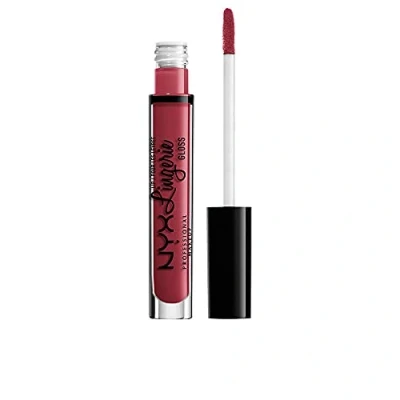 Abbildung von NYX Professional Makeup Lipgloss Lip Lingerie Gloss, schimmernder Gloss in Nude, für unwiderstehlich volle Lippen, 3, 4 ml, Euro Trash 08