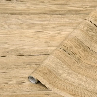 Abbildung von d c fix Möbel Klebefolie Sanremo Eiche Sand Holz Optik 67,5 cm x 2 m Möbelfolie selbstklebend Deko Folie Küche Tisch Schrank Fensterbank Küchenfronten Schrankfolie Tischfolie Holzfolie braun