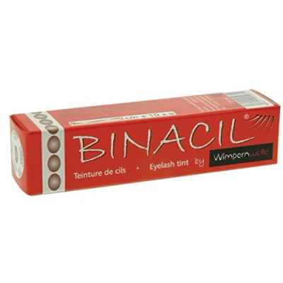 Abbildung von BINACIL Wimpernfarbe licht braun 15 ml Augenbrauenfarbe