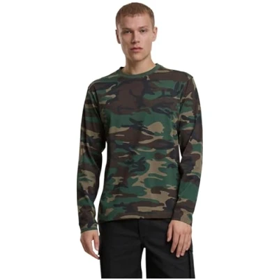 Abbildung von Brandit Langarmshirt, Herren, Größe: XXL, Woodland