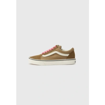 Abbildung von Vans OLD Skool Sneaker low, Damen, Größe: 42, Pop brown/pink Leder und textil