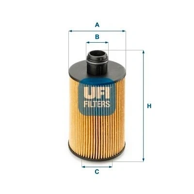 Abbildung von UFI 26.676.00 Kraftstofffilter Filtereinsatz PEUGEOT: Expert I Van, 205 II Hatchback, CITROËN: BX Hatchback