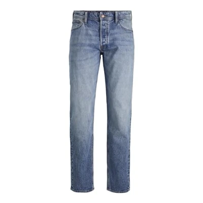 Abbildung von Jack &amp; Jones Jjimike Jjoriginal Jeans Straight Leg, Herren, Größe: 42x32, Blue denim