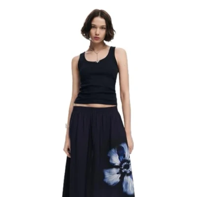 Abbildung von Desigual FAL Shantou Alinienrock, Damen, Größe: Small, Black