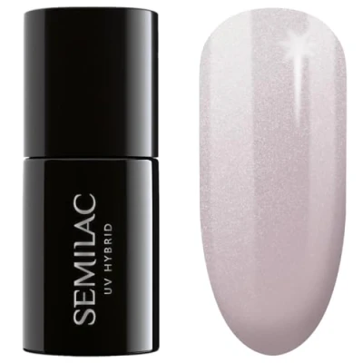 Abbildung von Semilac UV Nagellack Hybrid 236 Peach Pearl 7ml Kollektion Wedding Pearls
