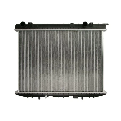 Abbildung von NRF 53940 Kühler, Motorkühlung Aluminium 584 423 34 mit Anbauteilen Kühlrippen gelötet