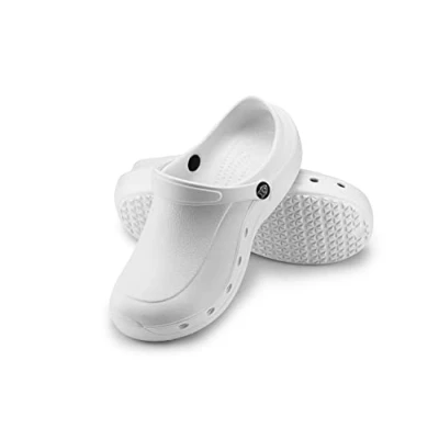 Abbildung von ESTRO Gartenclogs Herren Gartenschuhe Damen Unisex Leicht Gummischuhe Sommer Garten Clogs F92 (39, Weiß)