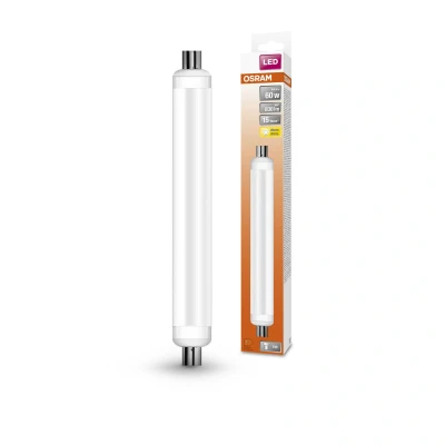 Abbildung von OSRAM LED Stablampe Special S19 FR 60, lineare Form, 9W, 830lm, 2700K, warmweißes Licht, sehr geringer Energieverbrauch, lange Lebensdauer, Alternative zu konventionellen Lampen