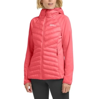 Abbildung von Jack Wolfskin Damen Routeburn Pro Hybrid W Softshelljacke, Sunset Coral, L EU