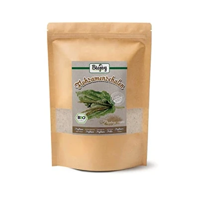 Abbildung von Biojoy BIO Flohsamenschalen (500 g), 99% Reinheit Plantago ovata, Psyllium Husk (Plantago ovata)