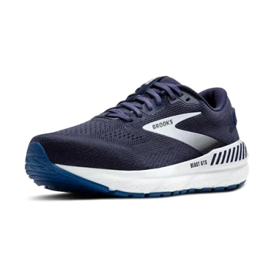 Abbildung von Brooks Beast GTS 24 Laufschuh Straße, Herren, Größe: 46, Peacoat true navy white Schuhe