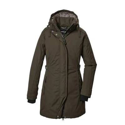Abbildung von G.I.G.A. DX Damen Funktionsparka/Parka wasserdicht mit abzippbarer Kapuze GW 70 WMN PRK, olive brown, 46, 41863 000