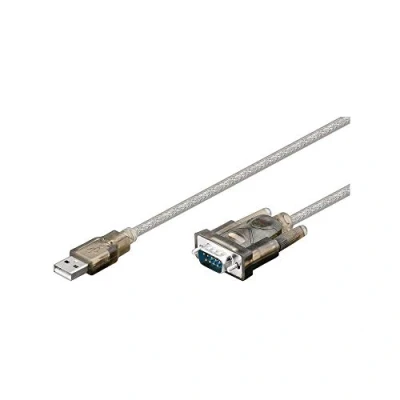 Abbildung von Goobay 68875 USB Seriell RS232 Konverter, Stecker (Typ A) &gt; D SUB (9 polig), 1 Stück