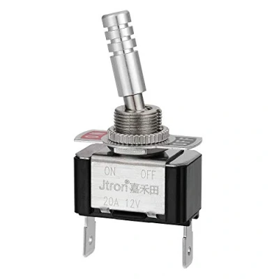 Abbildung von Jtron Kippschalter 12V 20A/24V 10A, Wippschalter 2P SPST ON OFF 2 polig Rocker Toggle Switch zum Auto KFZ LKW (ON OFF)