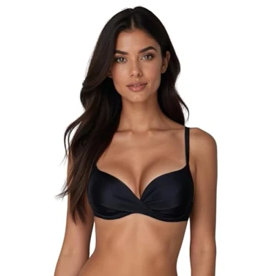 Abbildung von Vivisence Padded Bikinitop, Damen, Größe: 75E, Black
