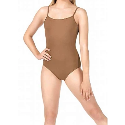 Abbildung von Bloch Dance Nejor Microlux Leotard für Damen, Mandel, Größe S