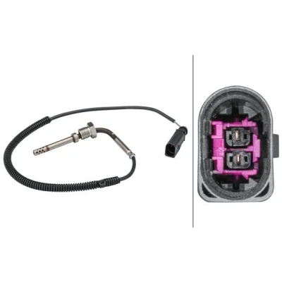 Abbildung von HELLA 6PT 358 181 501 Sensor, Abgastemperatur AUDI: A6 C6 Avant