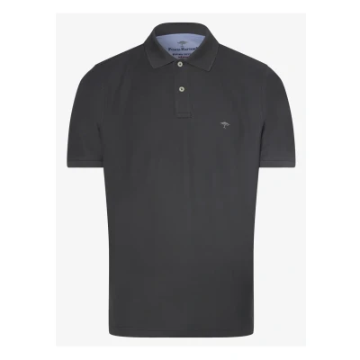 Abbildung von Fynch Hatton Poloshirt, Herren, Größe: Medium, Anthrazit