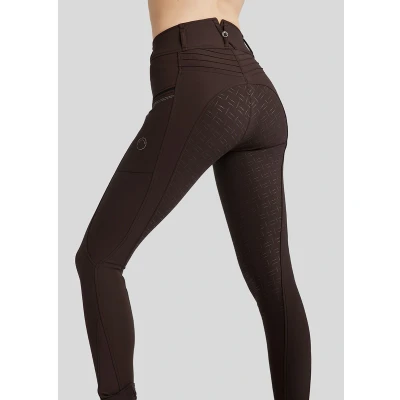Abbildung von Montar Reitleggings MoRosie Pintucks Crystals Full Grip Schwarz