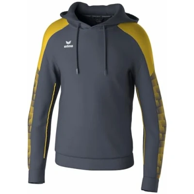 Abbildung von Erima Unisex Kinder EVO Star Kapuzenpullover (1072405), Slate Grey/gelb, 164