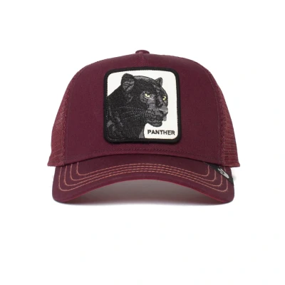 Abbildung von Goorin Bros. The Farm Trucker Kappe aus Netzstoff für Damen und Herren, Maroon (der Panther), Einheitsgröße