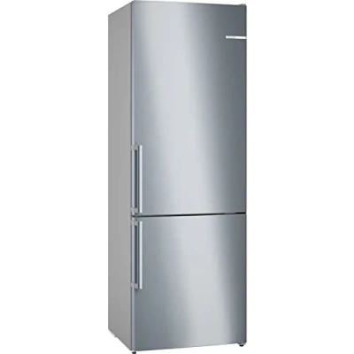 Abbildung von Bosch KGN49VICT Serie 4 Kühl Gefrier Kombination, 203 x 70 cm, 313 L Kühlen + 127 Gefrieren, VitaFresh XXL längere Frische, NoFrost, LED Beleuchtung gleichmäßige Ausleuchtung