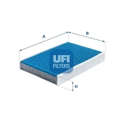 Abbildung von UFI 34.249.00 Innenraumfilter mit antibakterieller Wirkung 267 188 35 PEUGEOT: 508 I SW, Saloon, SW Box Body / Estate