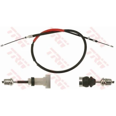 Abbildung von TRW GCH2424 Handbremsseil 1545, 1275 Scheibenbremse CITROËN: Xsara Hatchback