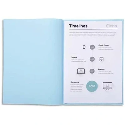 Abbildung von Exacompta 850006E Aktendeckel Packung (22 x 31cm, ideal zum Schutz Ihre Dokumente in Format DIN A4, 21 29,7 cm) 250er Pack hellblau