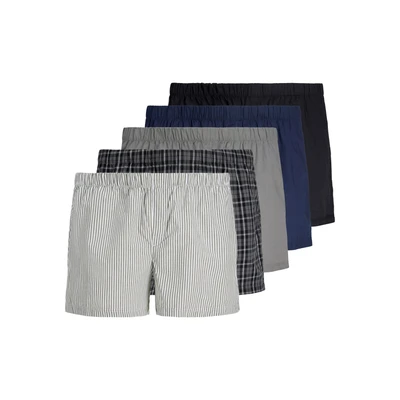 Abbildung von Jack &amp; Jones Jacmilano 5 PACK PLS SN Boxershorts, Herren, Größe: 3XL, Dusty olive