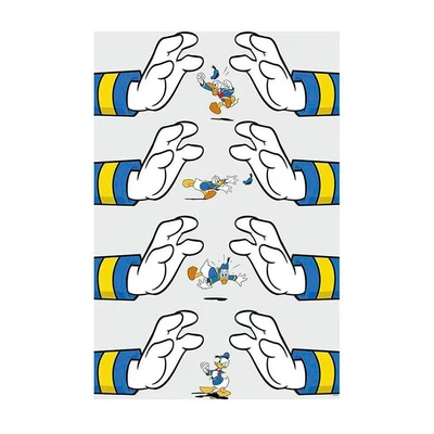 Abbildung von Komar Bild »Donald Duck Hands«, Disney, (1 St.), Wandbild zur Dekoration im Kinderzimmer ohne Rahmen