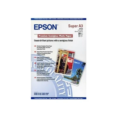 Abbildung von Epson C13S041328 Fotopapier (Premium Semi gloss, A3+, 250 g/m²) 20 Blatt